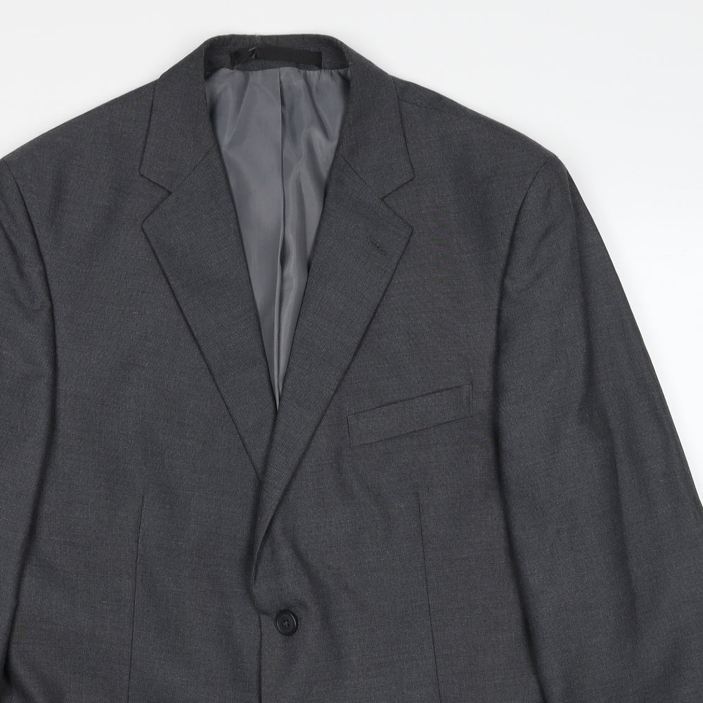 Mens UK Size 42 Marks and Spencer Regular Grey Suit Jacket