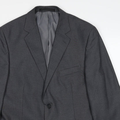 Mens UK Size 42 Marks and Spencer Regular Grey Suit Jacket