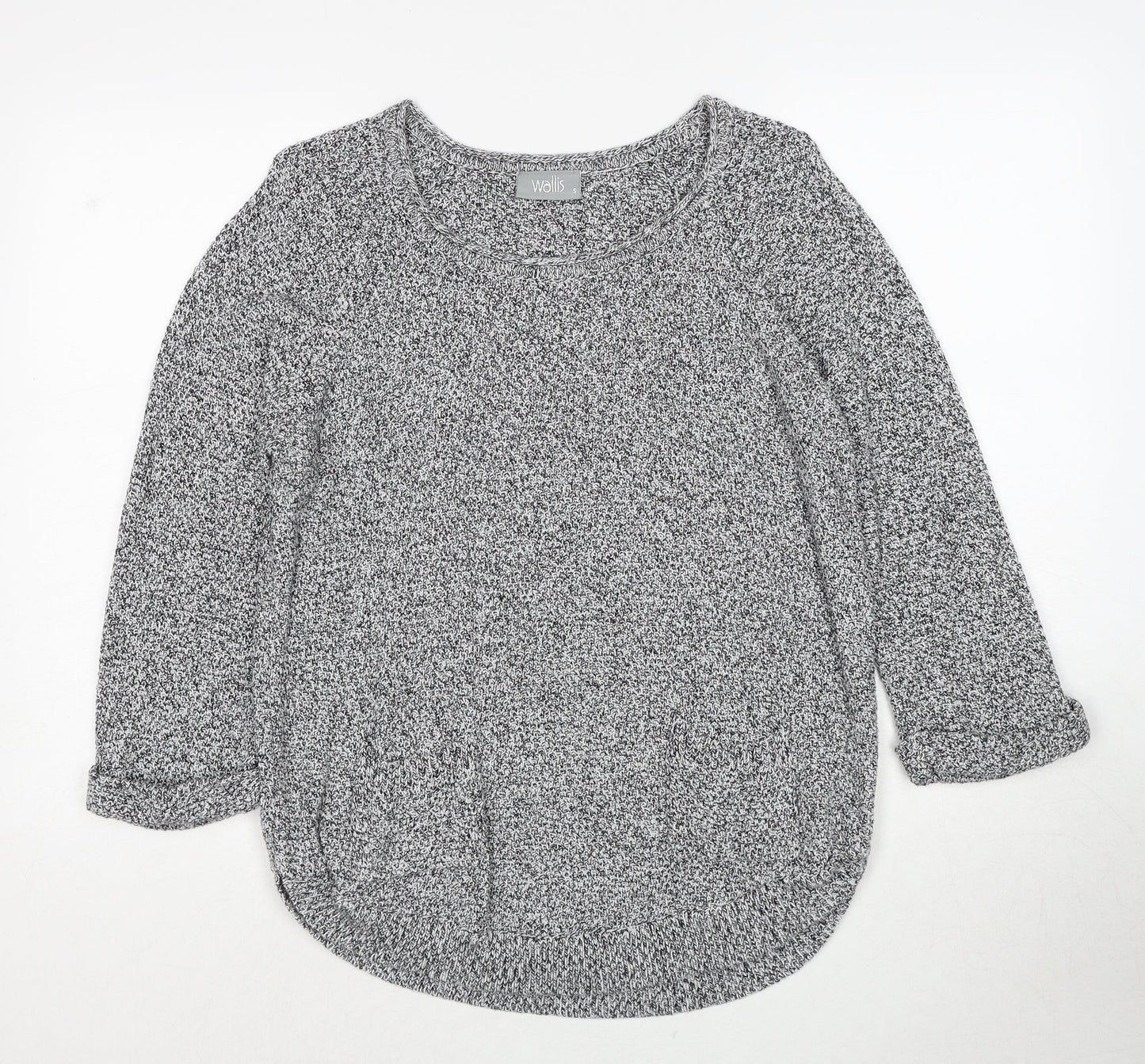 Womens UK Size S Wallis Grey Pullover Jumper