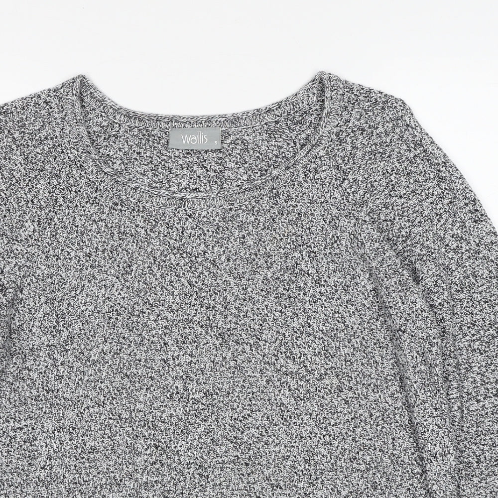 Womens UK Size S Wallis Grey Pullover Jumper