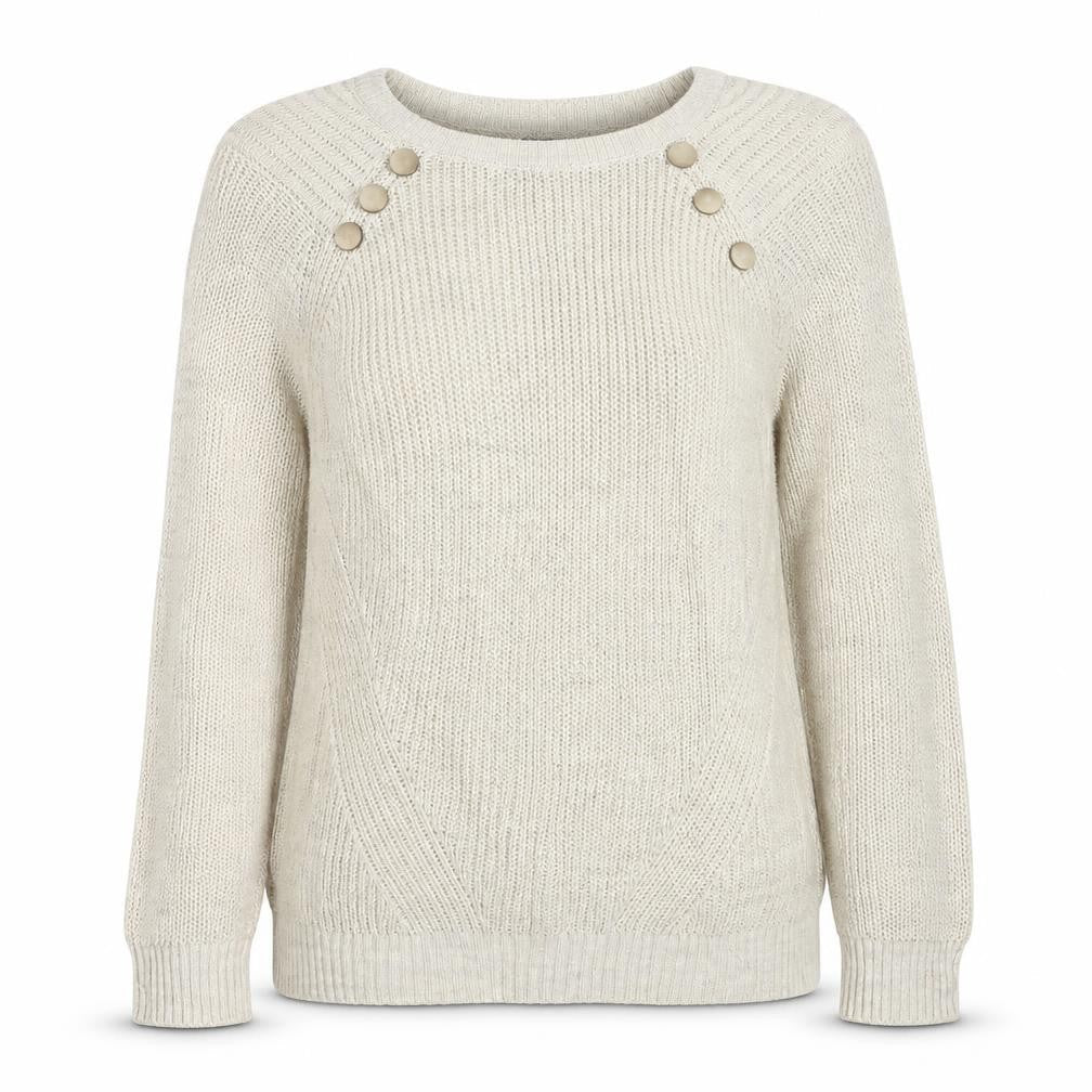 Womens UK Size S Stradivarius Beige Pullover Jumper