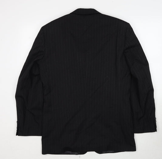 Mens UK Size 38 Principles Regular Black Suit Jacket