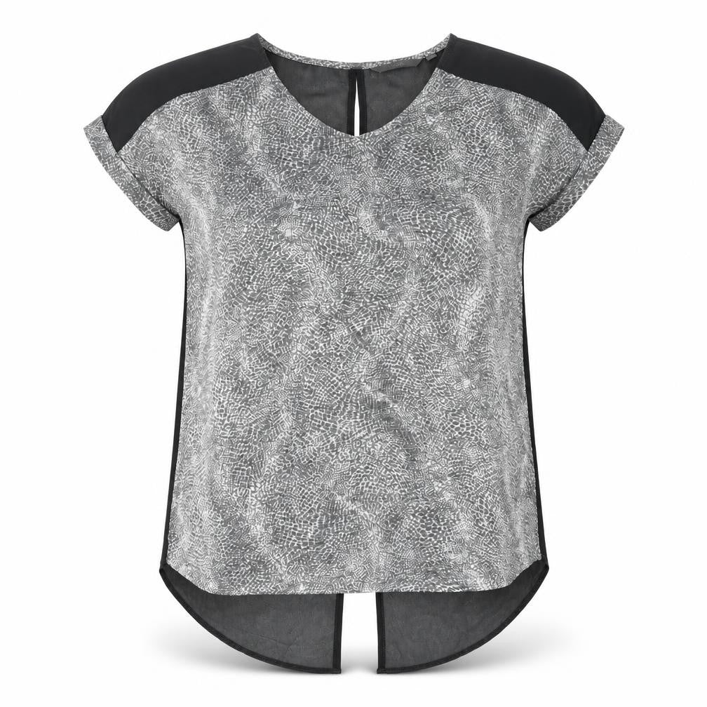 Womens UK Size 6 NEXT Grey Basic Blouse