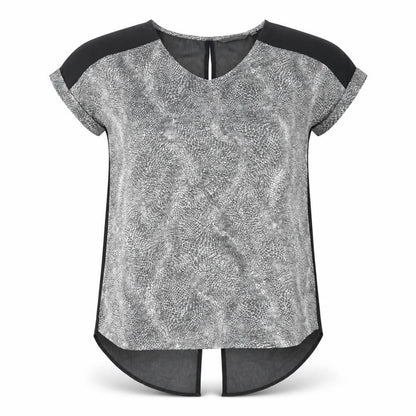 Womens UK Size 6 NEXT Grey Basic Blouse