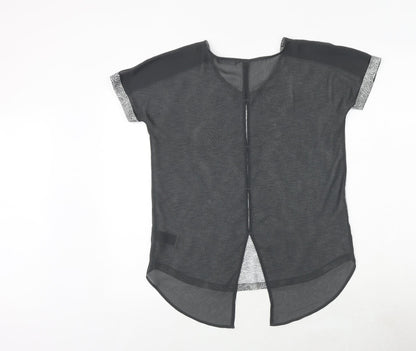 Womens UK Size 6 NEXT Grey Basic Blouse