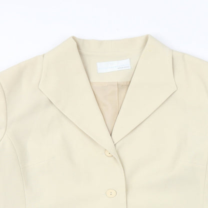 AMARANTO Womens Grey Jacket Size 20 Button