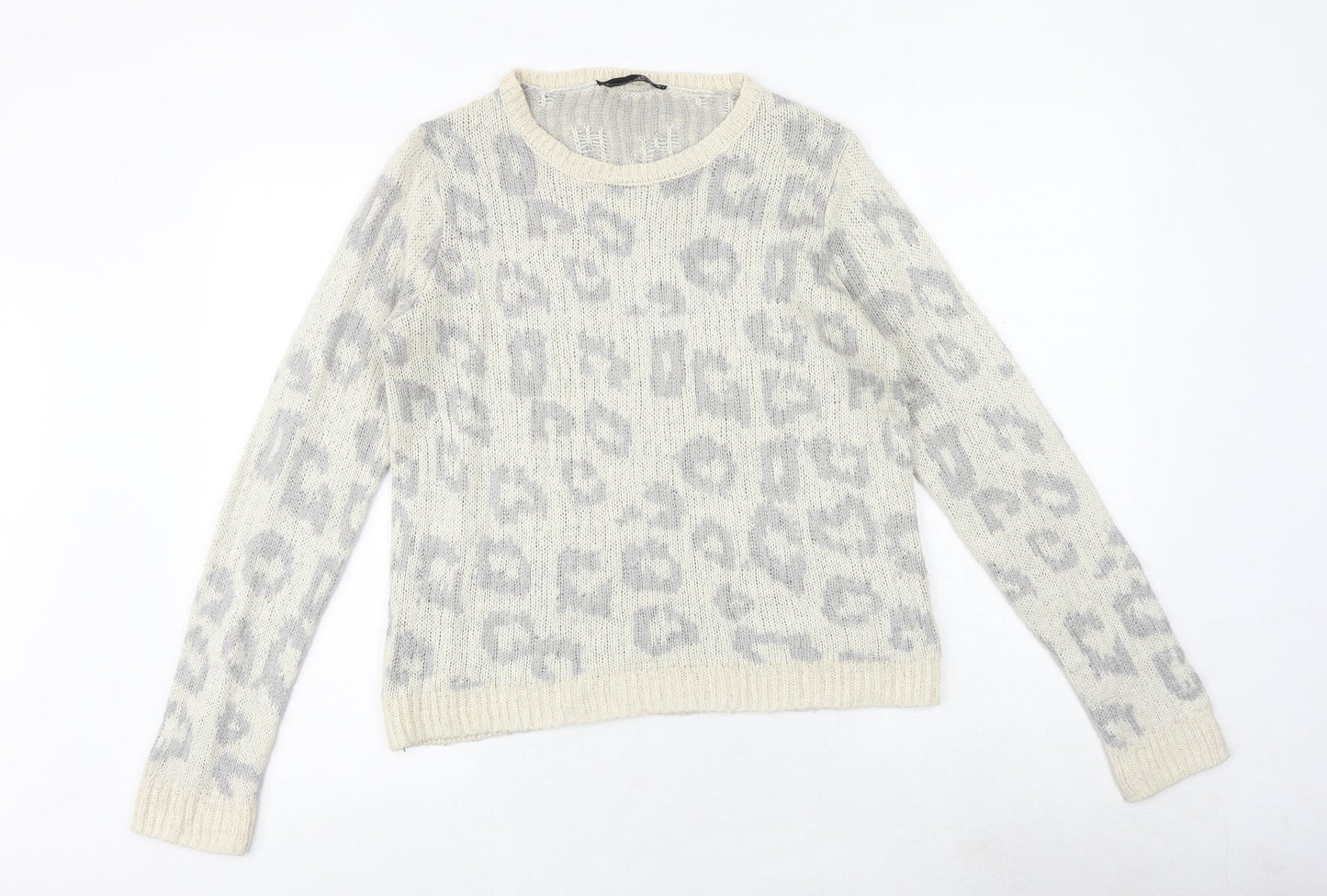 Womens UK Size 10 Dorothy Perkins Beige Pullover Jumper