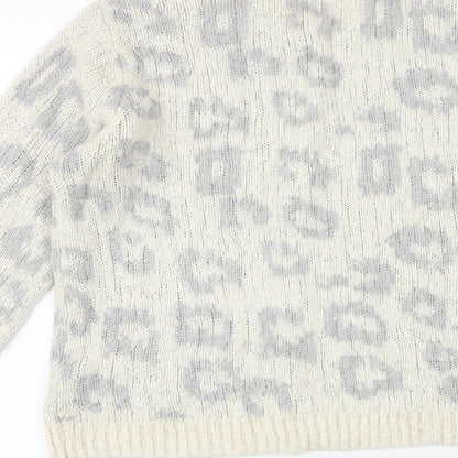 Womens UK Size 10 Dorothy Perkins Beige Pullover Jumper