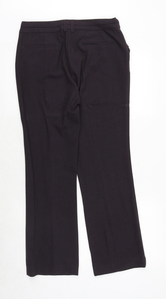 Womens UK Size 16 Marks and Spencer Regular Fit  Purple Trousers