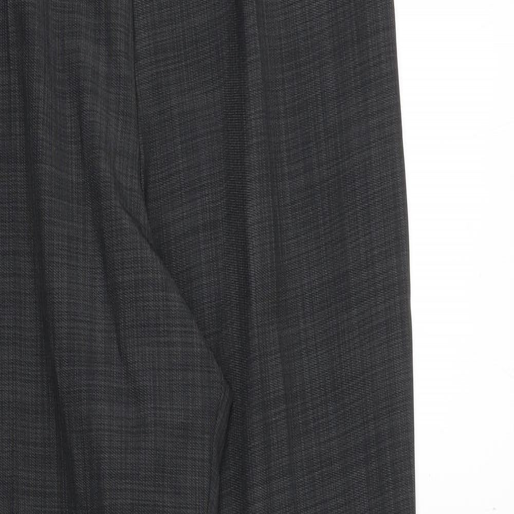 Womens UK Size 12 Marks and Spencer Regular Fit  Grey Trousers