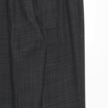 Womens UK Size 12 Marks and Spencer Regular Fit  Grey Trousers