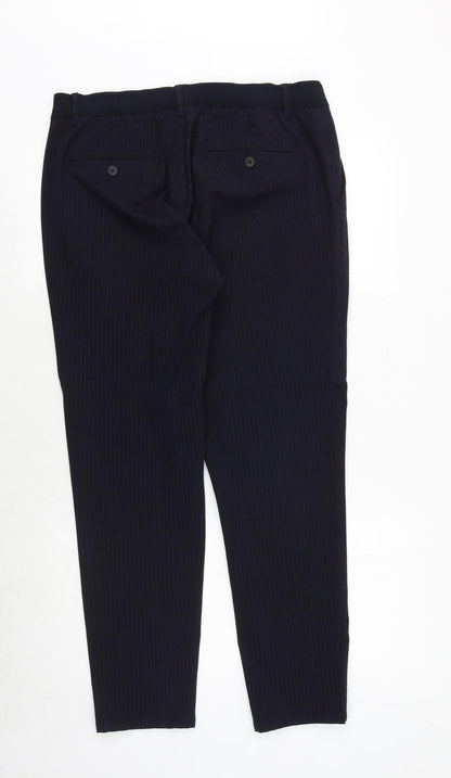 Mens UK Size L Zara Regular Blue Suit 2 Piece