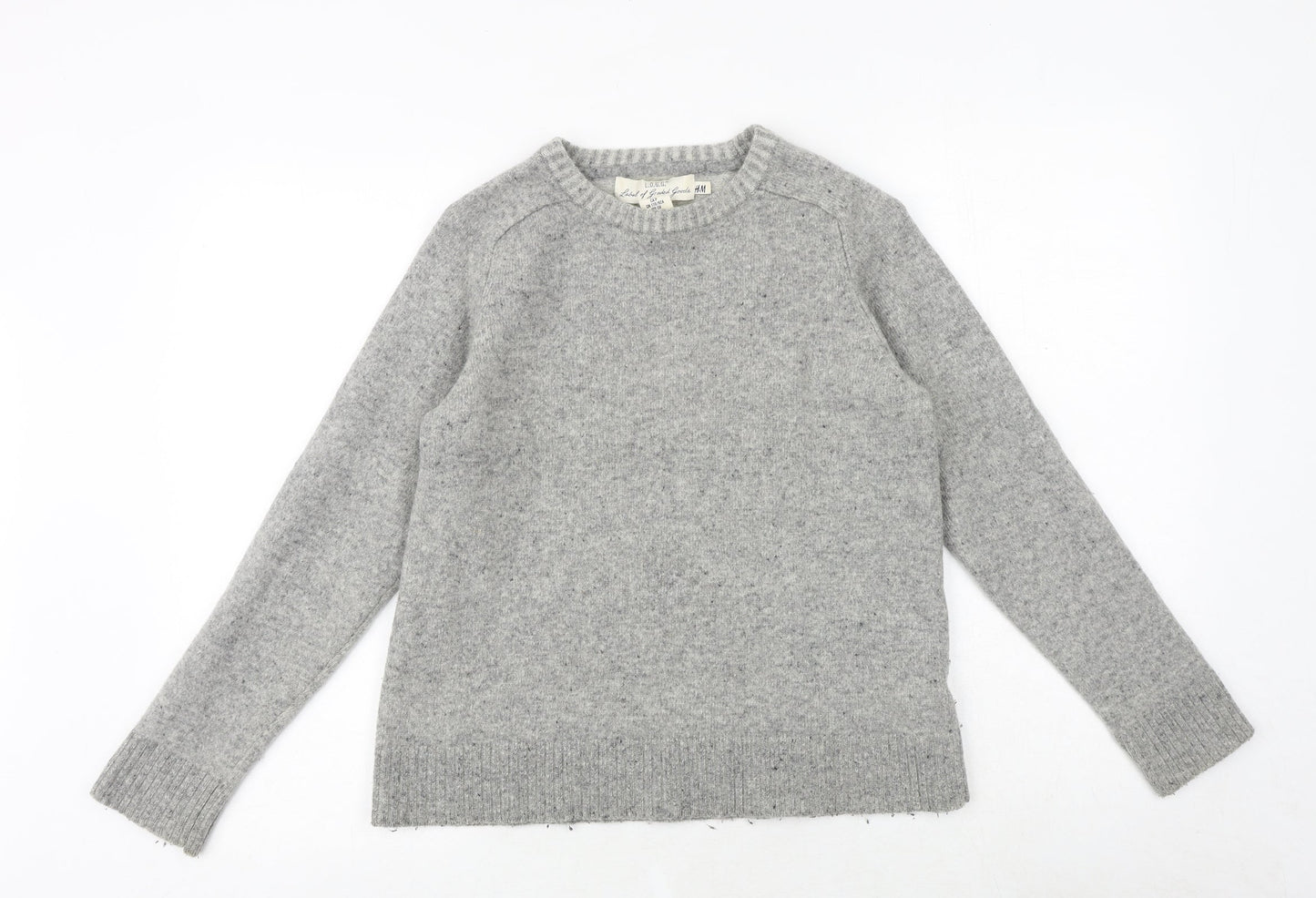 Womens UK Size S H&M Grey Pullover Jumper