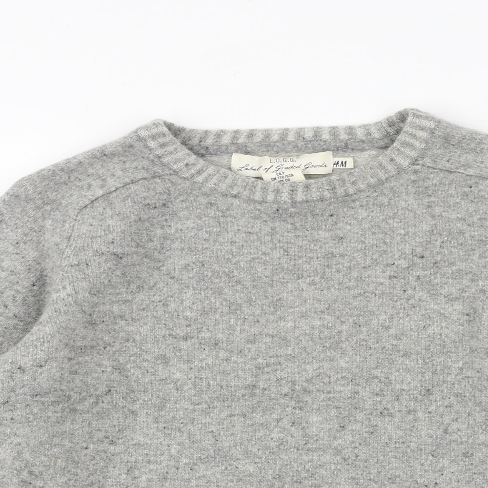 Womens UK Size S H&M Grey Pullover Jumper