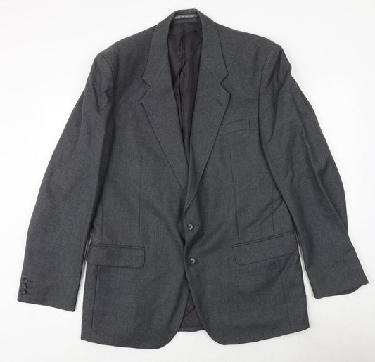 Mens UK Size 44 The Label Regular Grey Suit Jacket