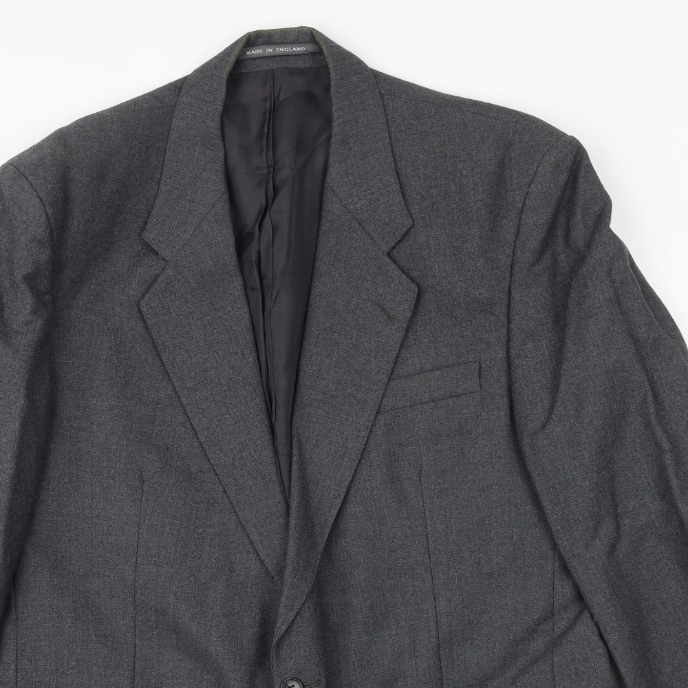 Mens UK Size 44 The Label Regular Grey Suit Jacket