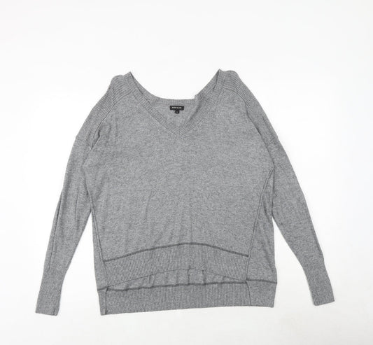 Womens UK Size 8 River Island Grey Pullover Jumper