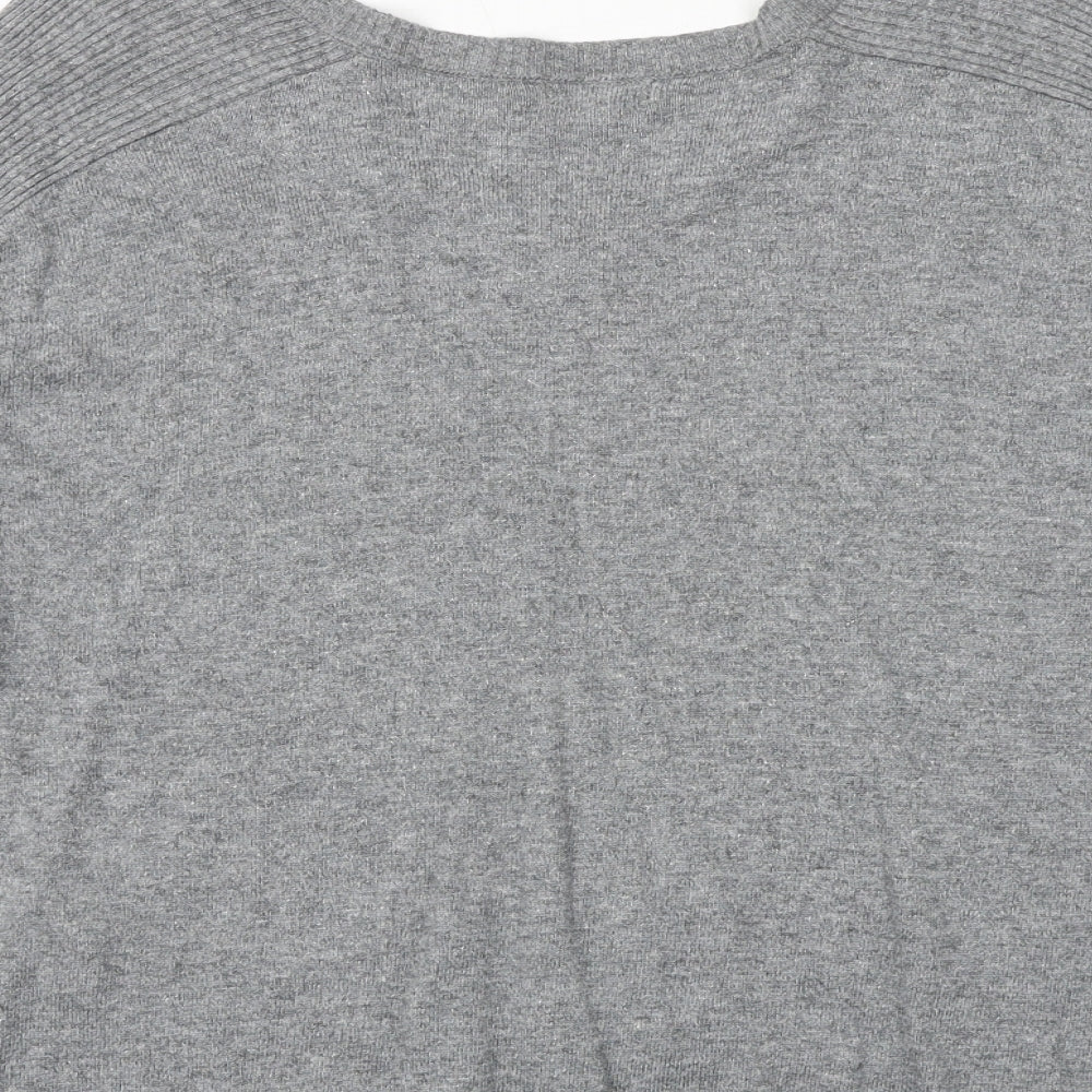Womens UK Size 8 River Island Grey Pullover Jumper