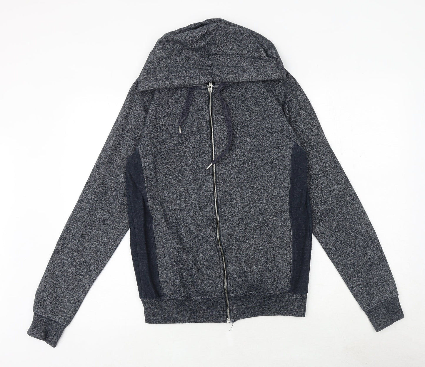 Mens UK Size S Genetic Apparel Blue Full Zip Sweatshirt