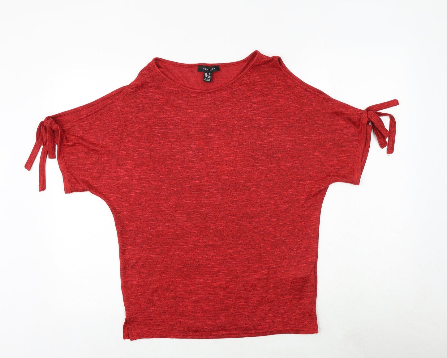 Womens UK Size S New Look Red Basic Blouse