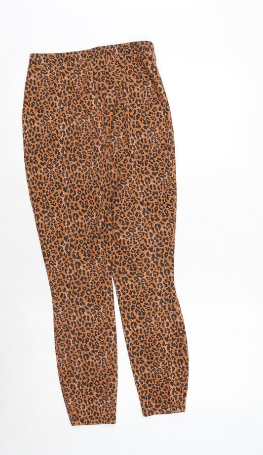 Womens UK Size 10 ASOS Regular Fit  Orange Trousers