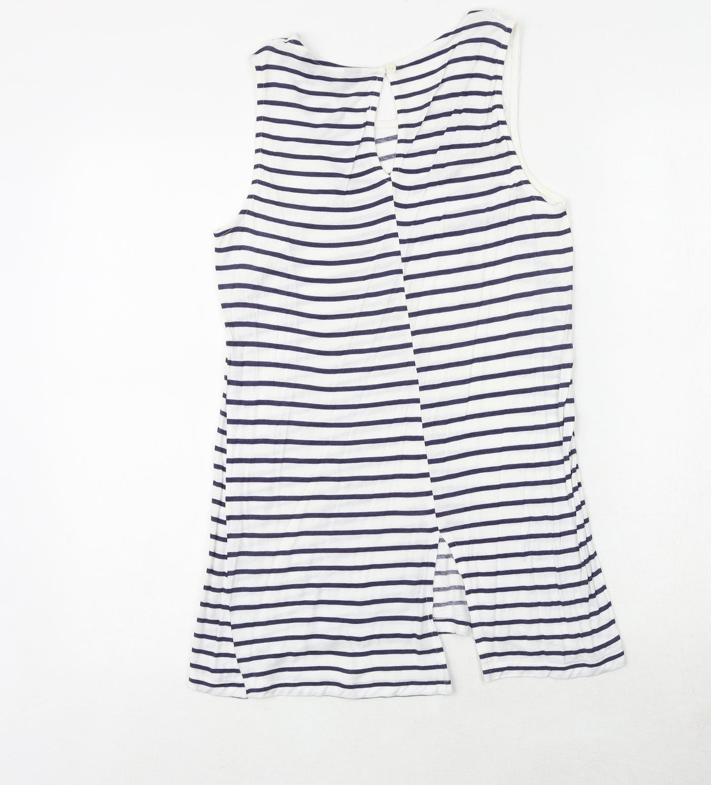 Womens UK Size 10 Dorothy Perkins White Basic Tank