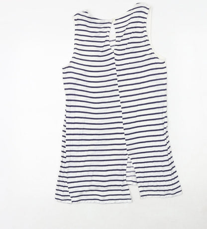 Womens UK Size 10 Dorothy Perkins White Basic Tank