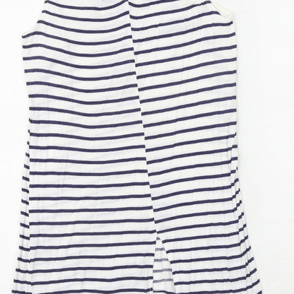 Womens UK Size 10 Dorothy Perkins White Basic Tank