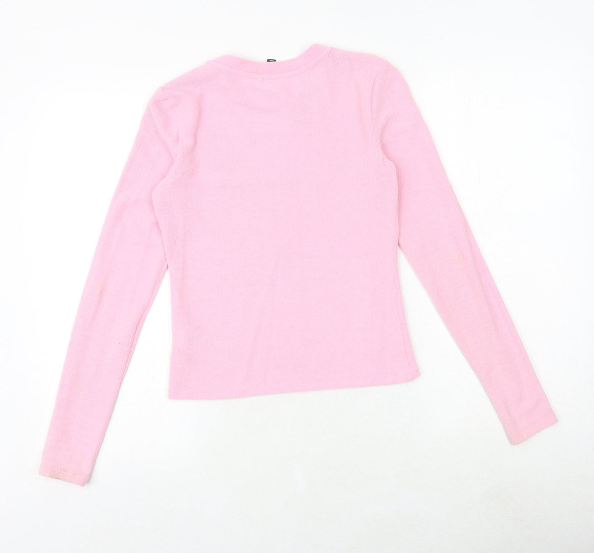 Womens UK Size S H&M Pink Pullover Jumper