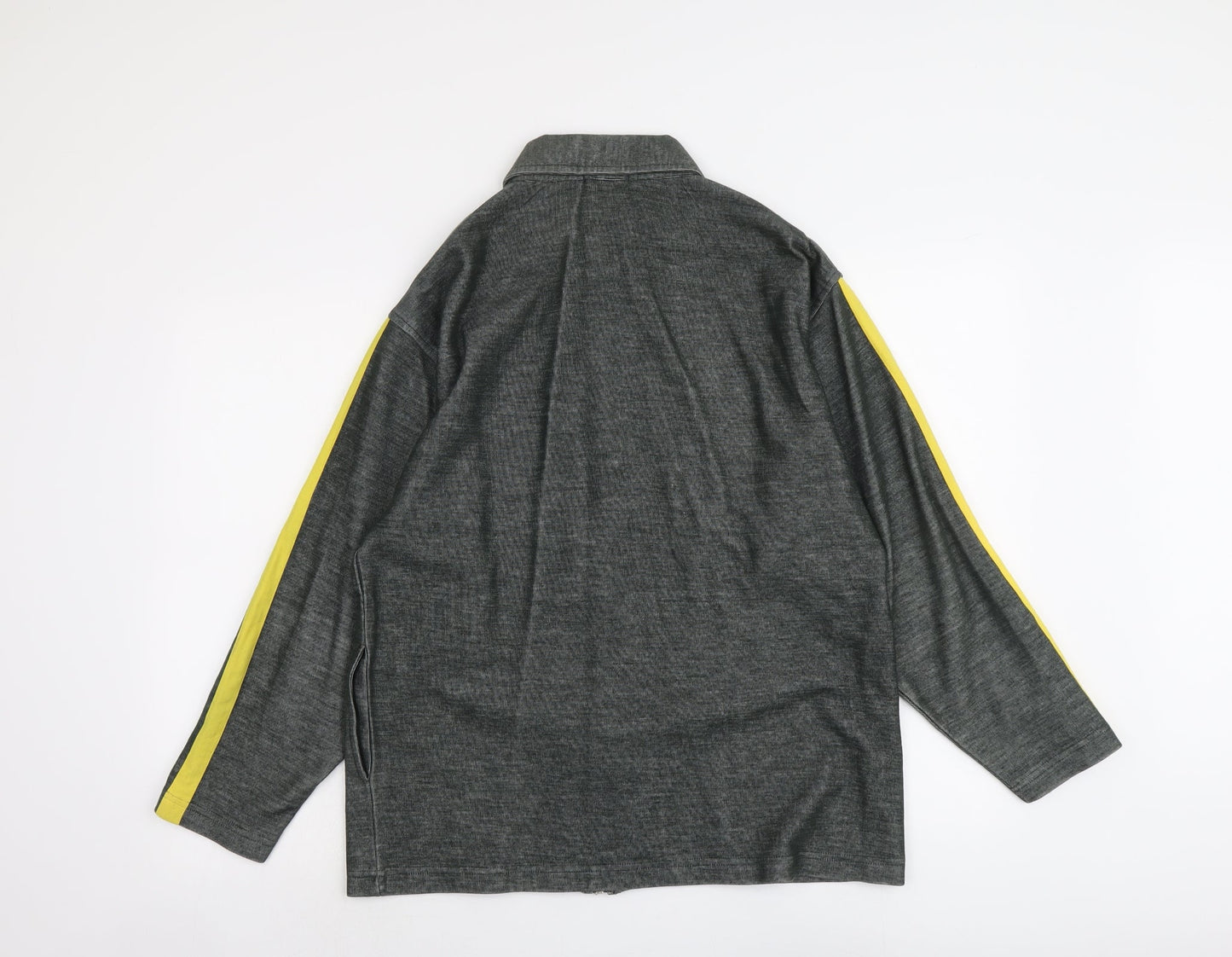 Prime Bodies Mens Green Polyester Full Zip Sweatshirt Size L