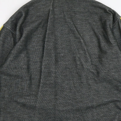 Prime Bodies Mens Green Polyester Full Zip Sweatshirt Size L