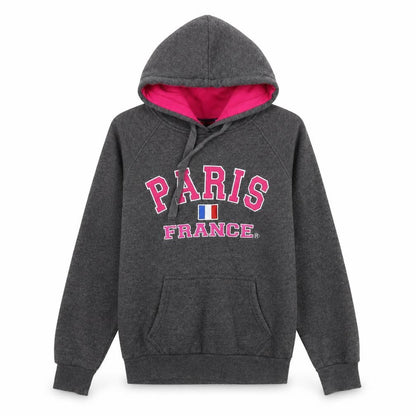 G-Crown Womens Grey Cotton Pullover Hoodie Size S Pullover - Paris