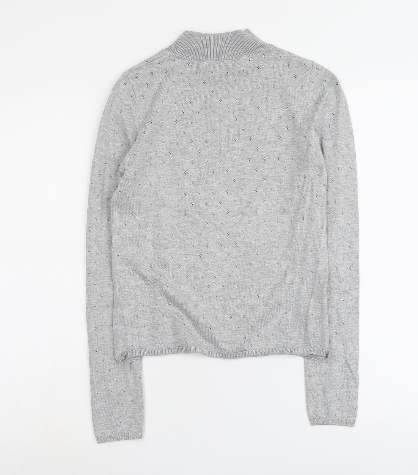 Womens UK Size M Stradivarius Grey Pullover Jumper