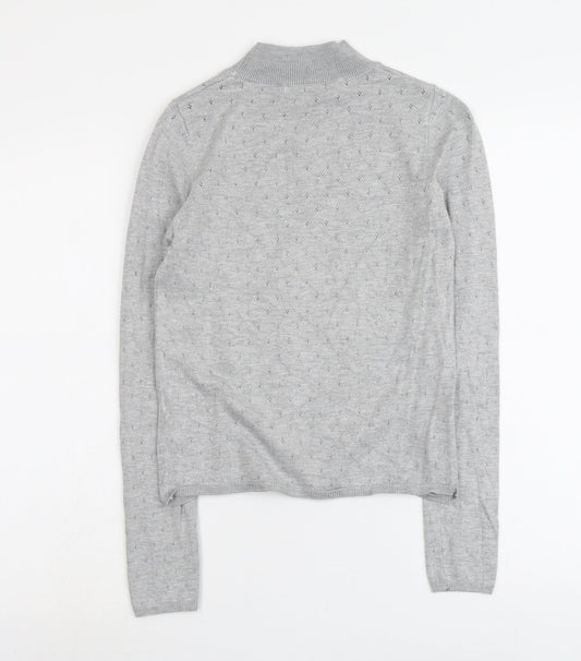 Womens UK Size M Stradivarius Grey Pullover Jumper