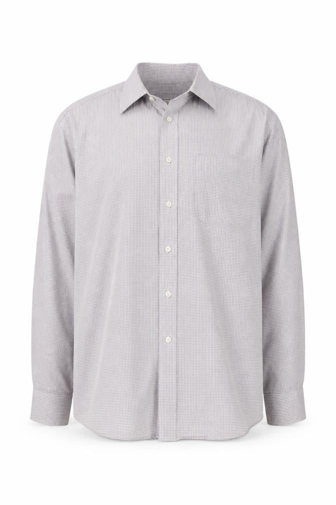 Mens UK Size 16.5 Marks and Spencer Pink  Button-Up Long Sleeve Casual Shirt