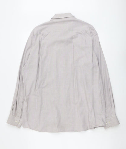 Mens UK Size 16.5 Marks and Spencer Pink  Button-Up Long Sleeve Casual Shirt