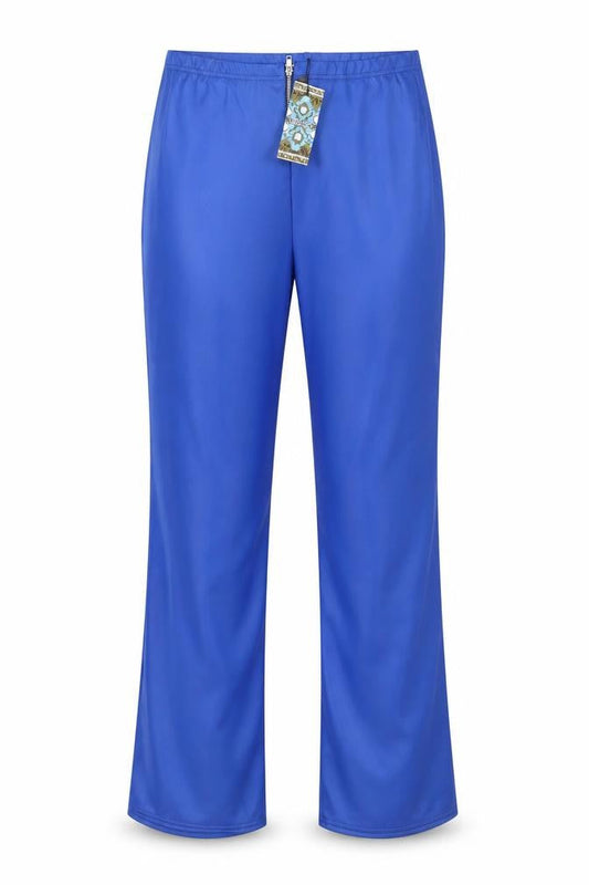 Womens UK Size 10 Boohoo Regular Fit  Blue Trousers