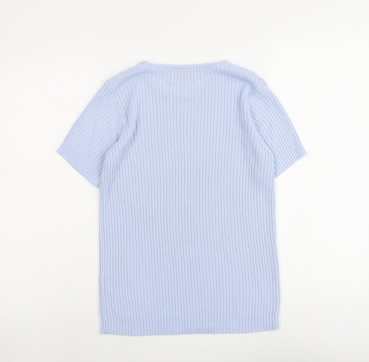 Womens UK Size S Carolyn Taylor Blue Pullover Jumper