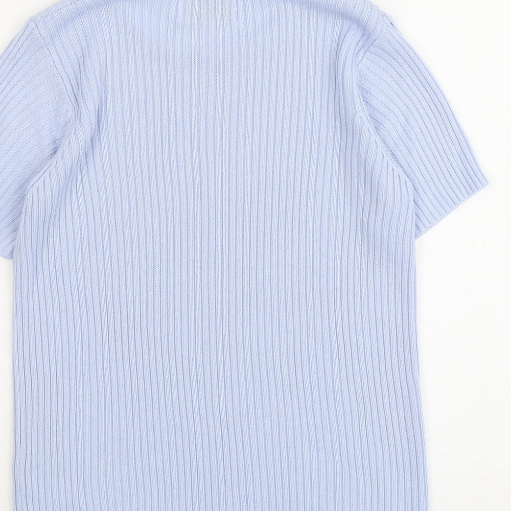Womens UK Size S Carolyn Taylor Blue Pullover Jumper