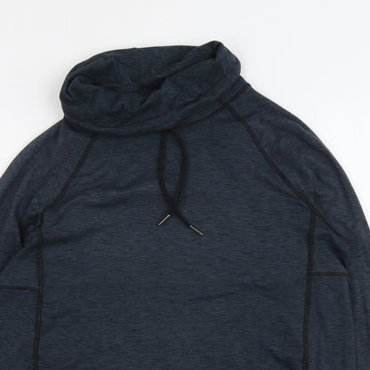 New Look Womens Blue Polyester Pullover Sweatshirt Size S Pullover