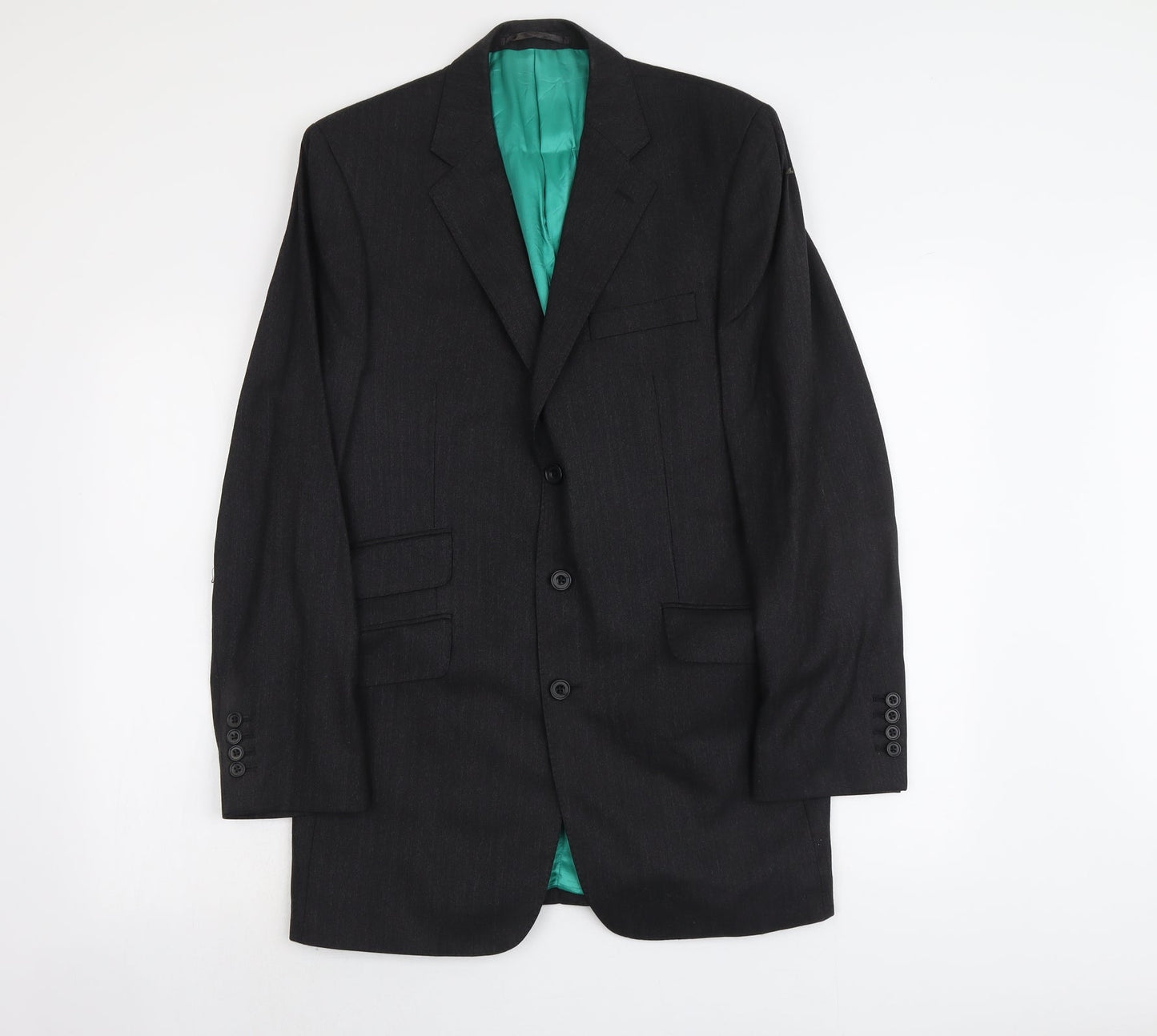 Mens UK Size 40 Roderick Charles Regular Grey Suit Jacket