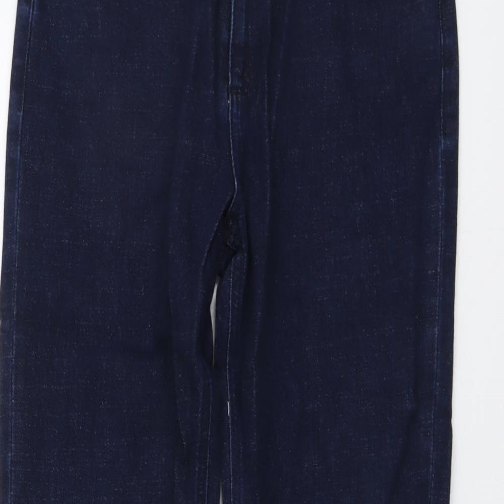 Meraki Womens Blue Cotton Straight Jeans Size 29 in L32 in Regular Button