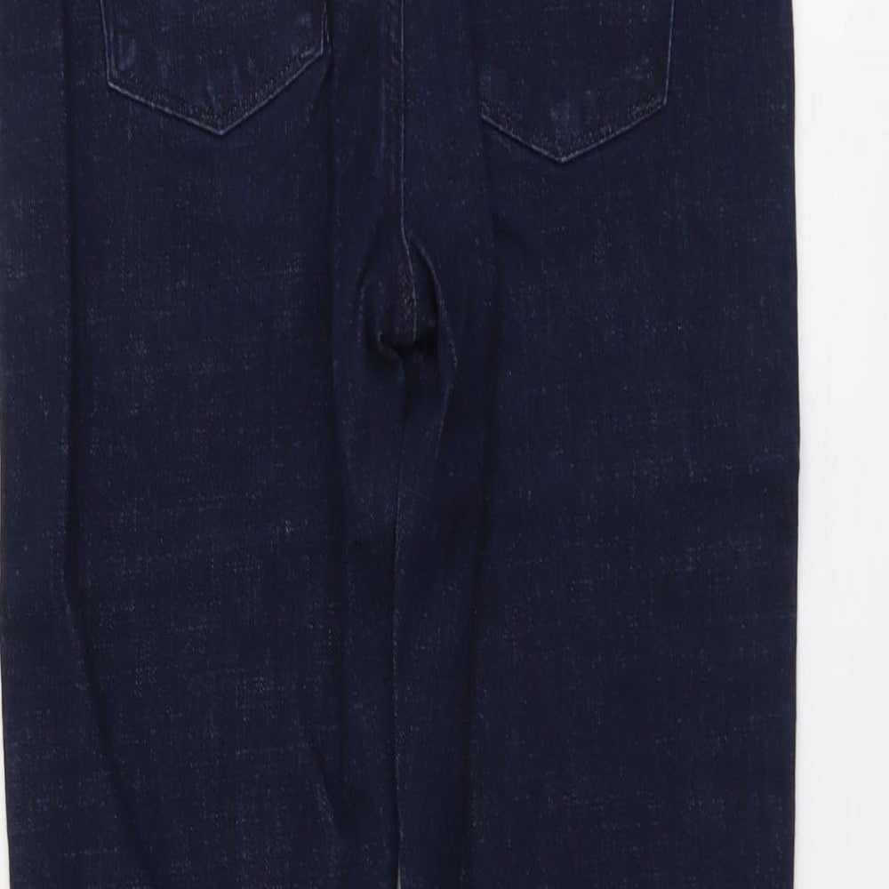 Meraki Womens Blue Cotton Straight Jeans Size 29 in L32 in Regular Button