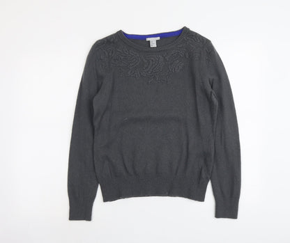 Womens UK Size M H&M Grey Pullover Jumper