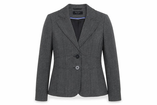 Womens UK Size 10 BHS Regular Grey Suit Jacket
