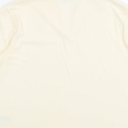 Womens UK Size 18 Poppy Ivory Basic T-Shirt