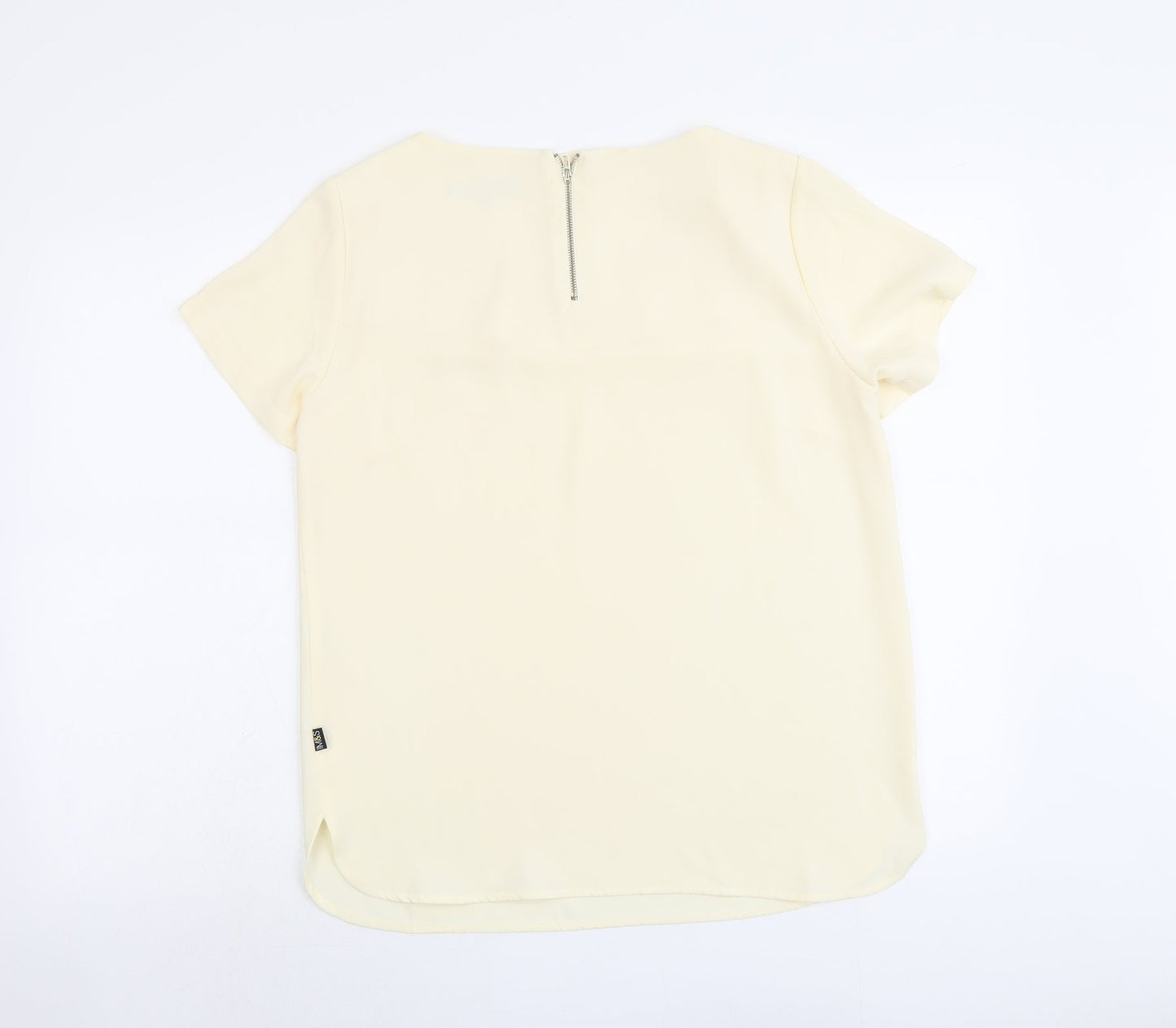 Womens UK Size 12 Marks and Spencer Ivory Basic Blouse