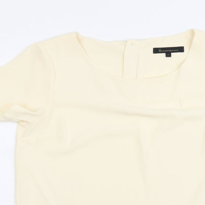 Womens UK Size 12 Marks and Spencer Ivory Basic Blouse