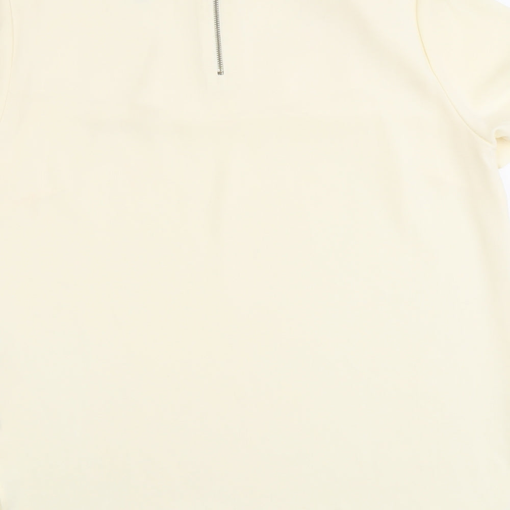 Womens UK Size 12 Marks and Spencer Ivory Basic Blouse