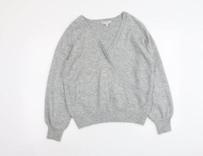 Womens UK Size 6 Miss Selfridge Grey Pullover Jumper